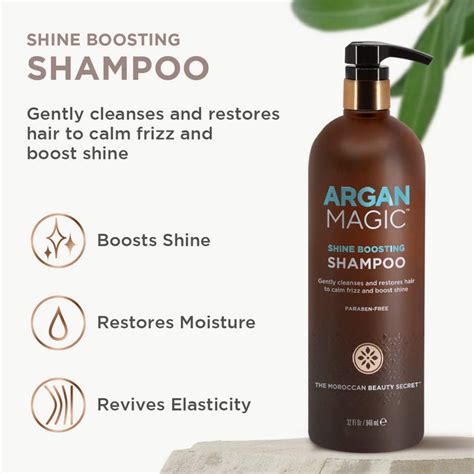 Argan magic shune boosting shampoo